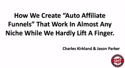 Charles Kirkland - Lead Agency Master Class + Auto Affiliate Funnel