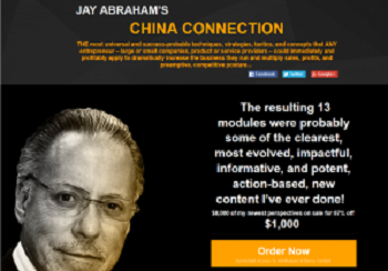 Jay Abraham – China Connection