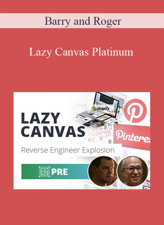 Barry and Roger - Lazy Canvas Platinum