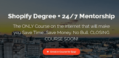 Malik Mufasa – Shopify Degree + 24-7 Mentorship