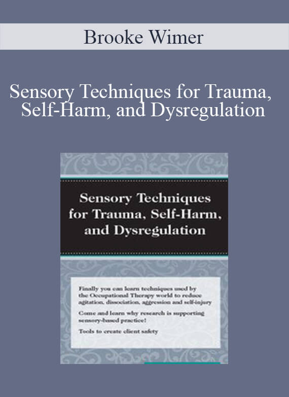 Brooke Wimer - Sensory Techniques for Trauma, Self-Harm, and Dysregulation