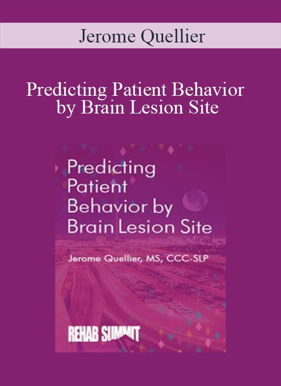 Jerome Quellier - Predicting Patient Behavior by Brain Lesion Site