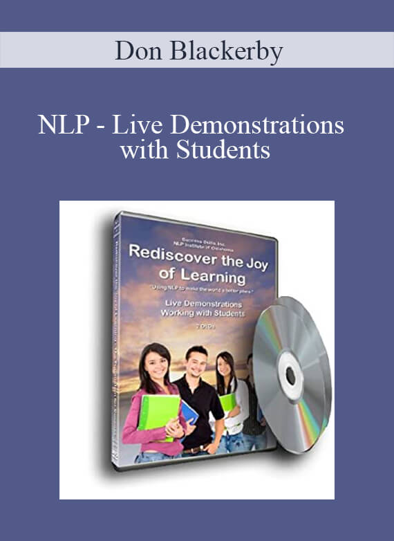 Don Blackerby - NLP - Live Demonstrations with Students