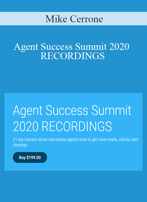 Mike Cerrone – Agent Success Summit 2020 RECORDINGS