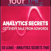 [Download Now] Ed Leake - Analytics Secrets that Get Every Sale from AdWords