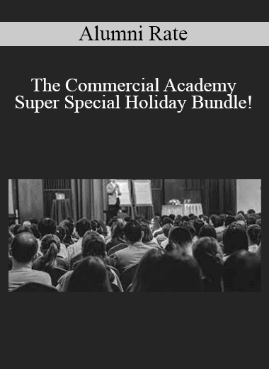 Alumni Rate - The Commercial Academy Super Special Holiday Bundle!