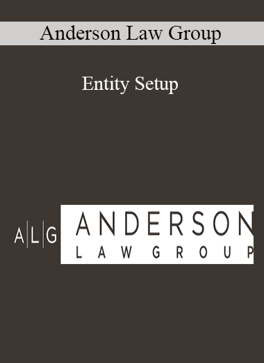 Anderson Law Group - Entity Setup