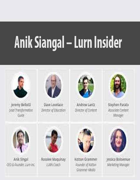 Anik Singal – Lurn Insider