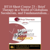 [Audio Download] BT10 Short Course 23 - Brief Therapy in a World of Globalism