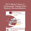 [Audio Download] BT14 Short Course 15 - Ericksonian Trauma Work and Memory Reconsolidation - Dan Short