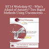 [Audio Download] BT14 Workshop 02 - Who's Afraid of Anxiety? Two Rapid Methods Using Unconscious Sensory Parameters - Steve Andreas