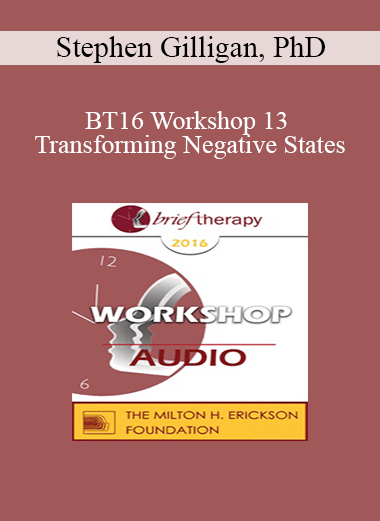 [Audio Download] BT16 Workshop 13 - Transforming Negative States: An Essential Skill in Generative Therapy - Stephen Gilligan