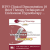 [Audio Download] BT93 Clinical Demonstration 10 - Brief Therapy Techniques of Ericksonian Hypnotherapy - Jeffrey Zeig