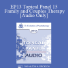 [Audio Download] EP13 Topical Panel 15 - Family and Couples Therapy - John Gottman