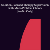 [Audio Download] IC04 Clinical Demonstration 04 - Solution-Focused Therapy Supervision with Multi-Problem Clients - Yvonne Dolan