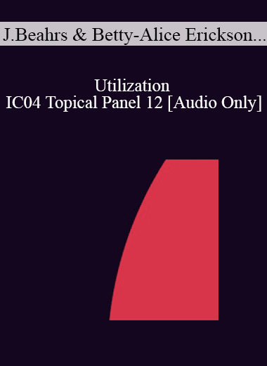 [Audio Download] IC04 Topical Panel 12 - Utilization - John Beahrs