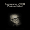 Demonstration of REBT - Albert Ellis