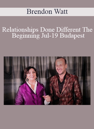 Brendon Watt - Relationships Done Different The Beginning Jul-19 Budapest