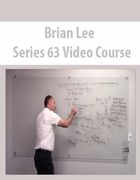 [Download Now] Brian Lee – Series 63 Video Course