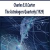 Charles E.O.Carter – The Astrologers Quarterly (1929)