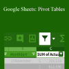 Curt Frye - Google Sheets: Pivot Tables