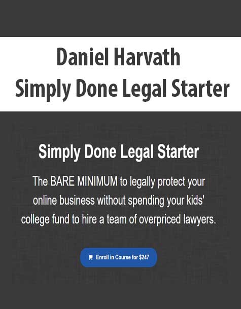 [Download Now] Daniel Harvath - Simply Done Legal Starter