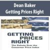 Dean Baker – Getting Prices Right