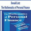 Donald Lutz – The Mathematics of Personal Finance