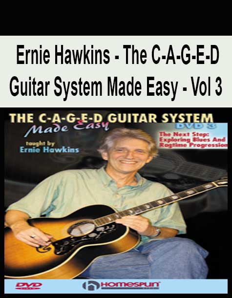 [Pre-Order] Ernie Hawkins - The C-A-G-E-D Guitar System Made Easy - Vol 3