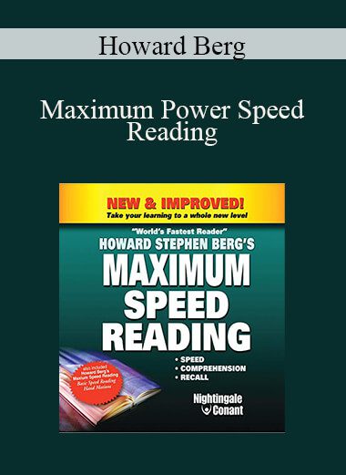 Howard Berg - Maximum Power Speed Reading