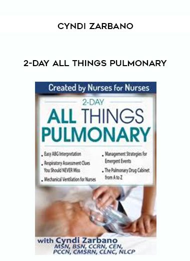 [Download Now] All Things Pulmonary - Cyndi Zarbano