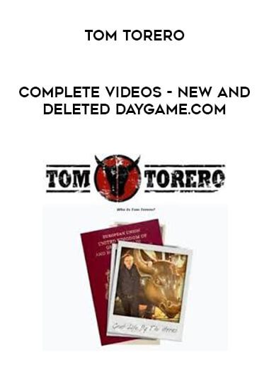 [Download Now] Tom Torero - COMPLETE Videos - New and Deleted Daygame.com