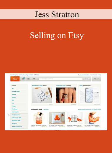 Jess Stratton - Selling on Etsy