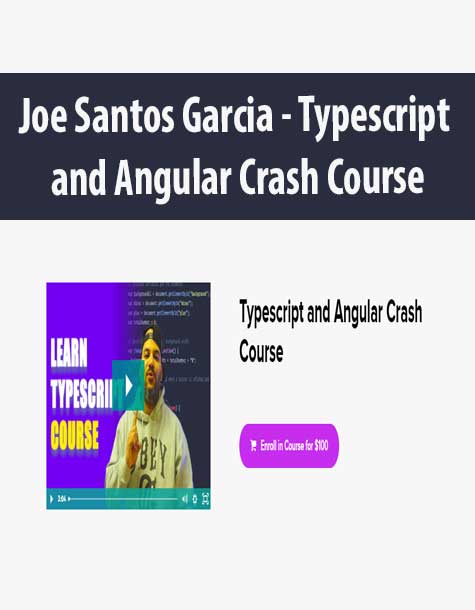 [Download Now] Joe Santos Garcia - Typescript and Angular Crash Course