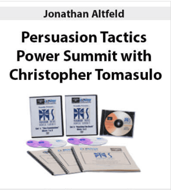 [Download Now] Jonathan Altfeld – Persuasion Tactics Power Summit with Christopher Tomasulo