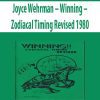 Joyce Wehrman – Winning – Zodiacal Timing Revised 1980