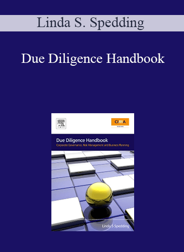 Linda S. Spedding - Due Diligence Handbook: Corporate Governance