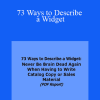 Marcia Yudkin - 73 Ways to Describe a Widget