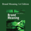 Mark Batey - Brand Meaning 1st Edition