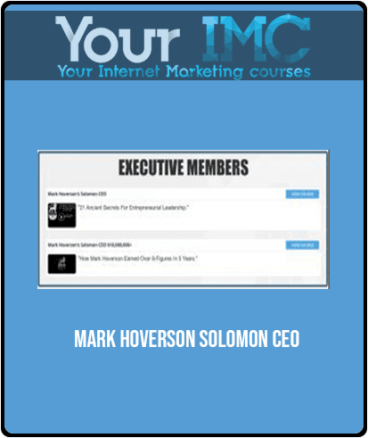 [Download Now] Mark Hoverson - Solomon CEO