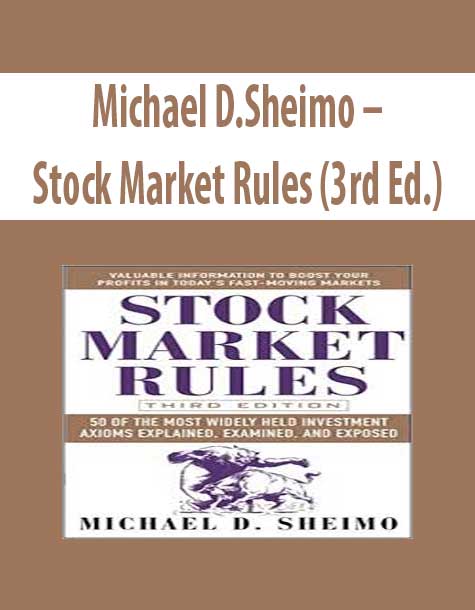 Michael D.Sheimo – Stock Market Rules (3rd Ed.)