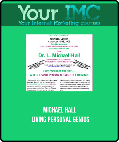 [Download Now] Michael Hall - Living Personal Genius