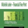 Michelle Leder – Financial Fine Print