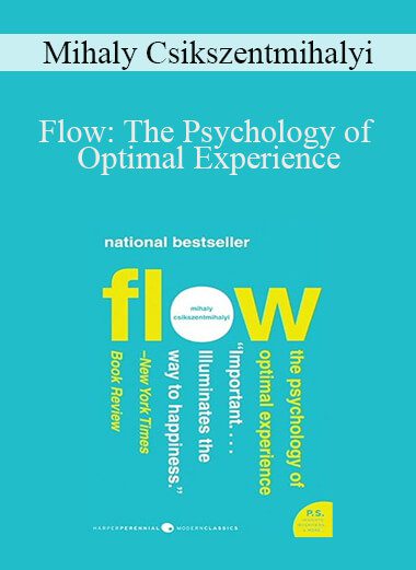 Mihaly Csikszentmihalyi - Flow The Psychology of Optimal Experience