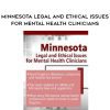 [Download Now] Minnesota Legal and Ethical Issues for Mental Health Clinicians – Susan Lewis