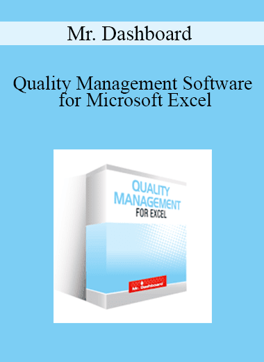 Mr. Dashboard - Quality Management Software for Microsoft Excel