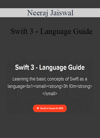 Neeraj Jaiswal - Swift 3 - Language Guide