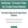 [Download Now] Nick McCullum - The Investor's Toolbox: How To Analyze Financial Statements