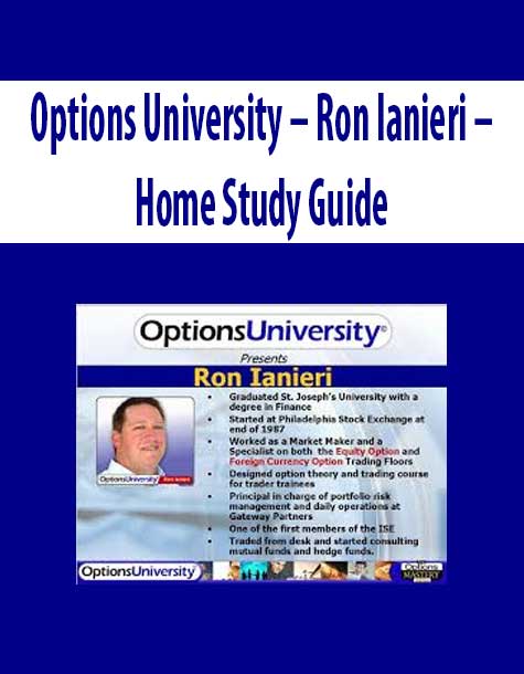 Options University – Ron Ianieri – Home Study Guide