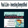 Paul J.Lim – Investing Demystified